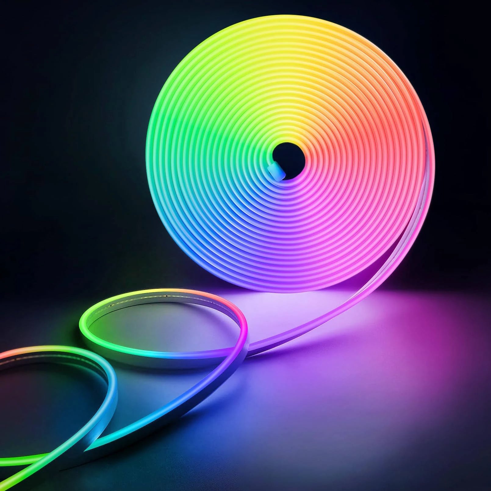 Glow Pro RGBIC Smart Neon Flex Strip - Music Sync LED Light Strip