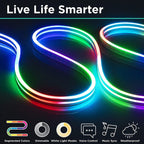 Glow Pro RGBIC Smart Neon Flex Strip - Music Sync LED Light Strip