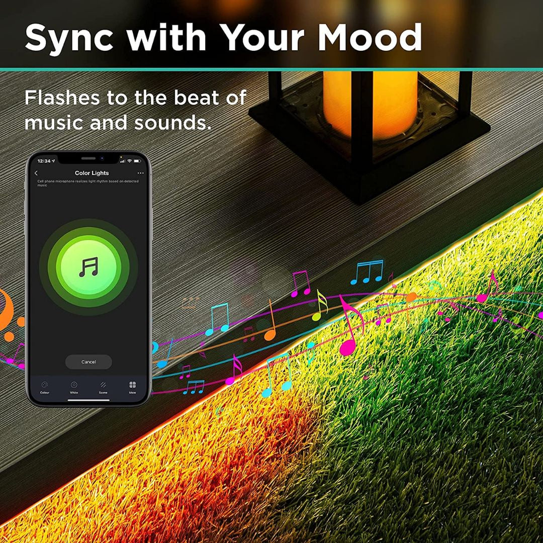 Glow Pro RGBIC Smart Neon Flex Strip - Music Sync LED Light Strip