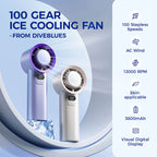 AURA BREEZE | Ultimate Cooling Rechargeable Hand Fan